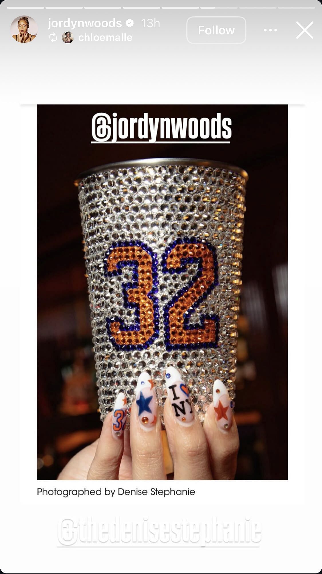 Jordyn Woods’ toy from Karl-Anthony Towns’ agent’s daughter/Instagram (image credit: instagram/jordynwoods)